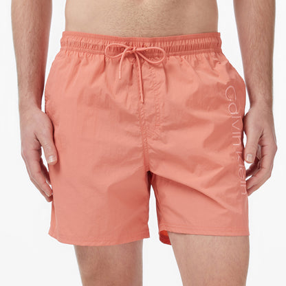 Calvin Klein Medium Drawstring Erkek Turuncu Deniz Şortu