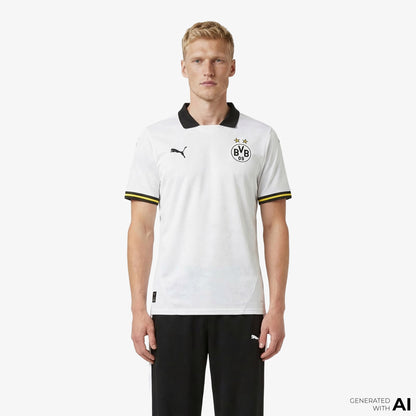 Puma Bourissia Dortmund Fc Erkek Beyaz Forma
