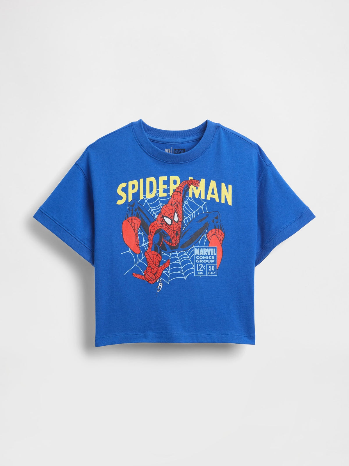 Mavi Marvel Oversized Grafik Baskılı T-shirt