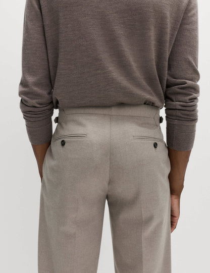 Yumuşak Dokulu Twill Kumaş Pantolon
