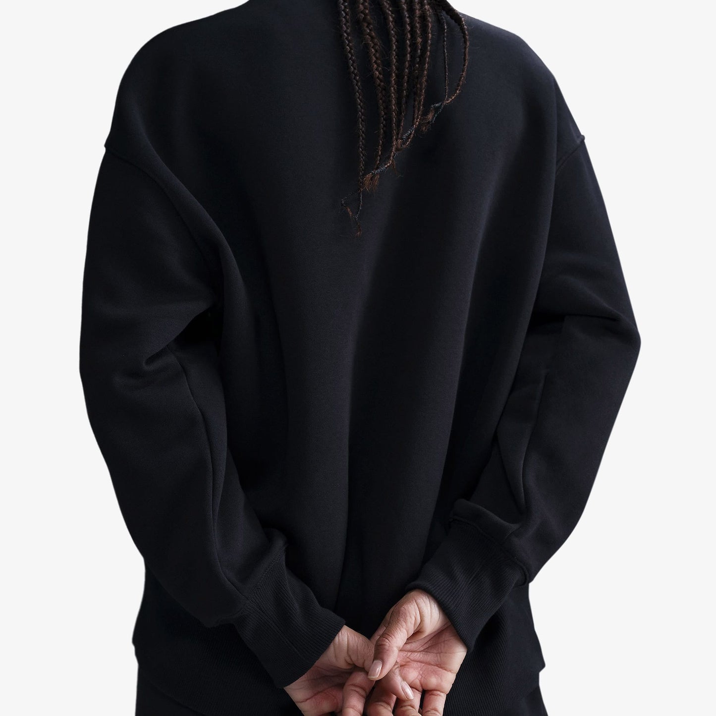 Nike Sportswear Phoenix Fleece Kadın Siyah Sweatshirt