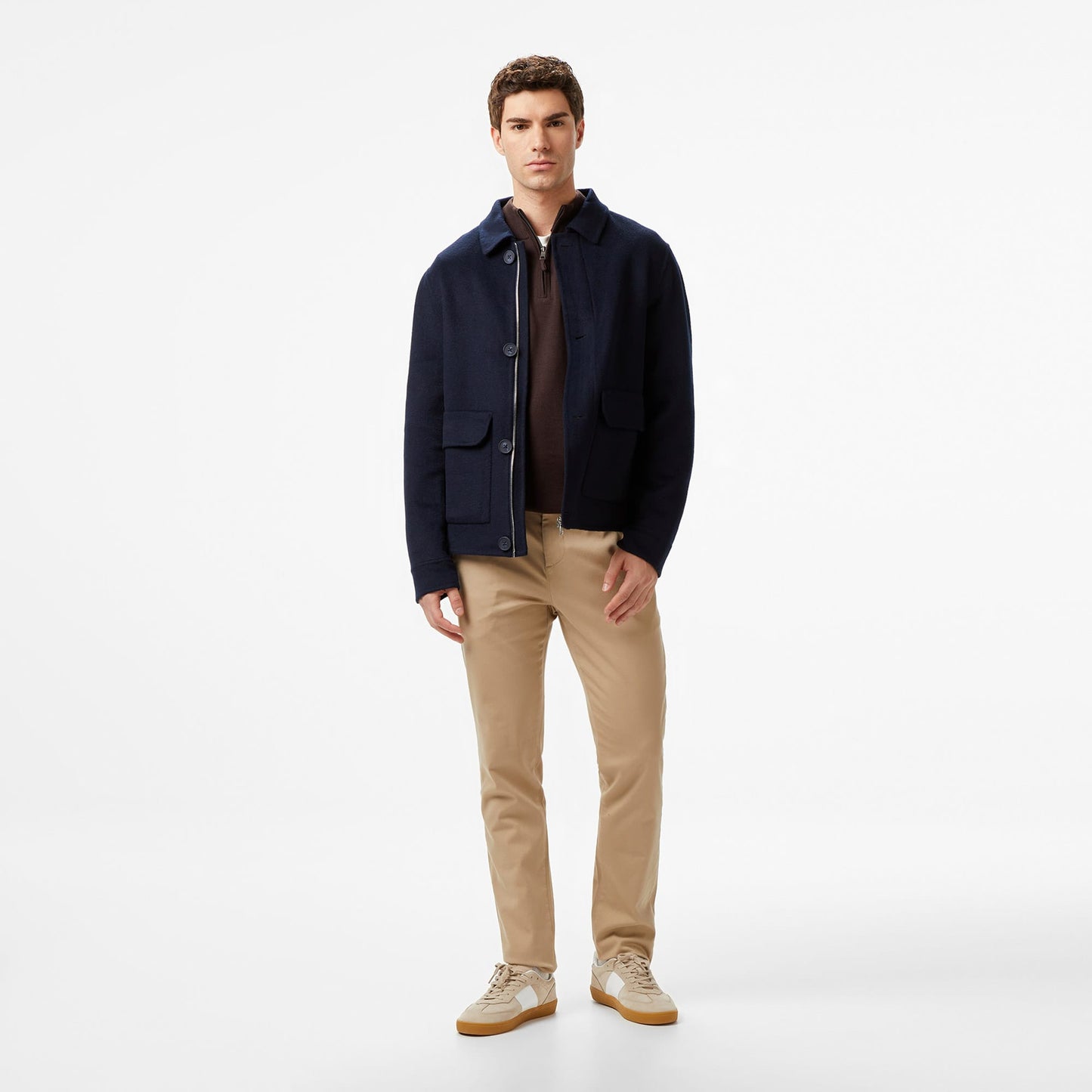 Nautica Erkek Lacivert Regular Fit Mont