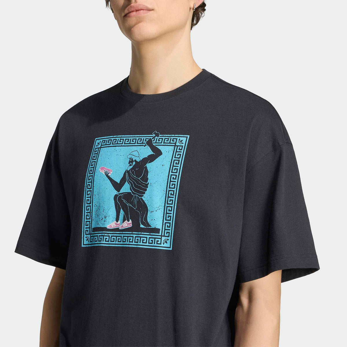 Adidas Sneaker God Erkek Siyah T-shirt