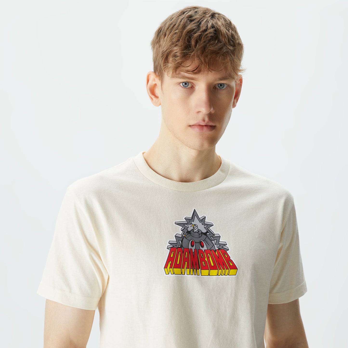 The Hundreds Mecha Bomb Erkek Krem T-shirt