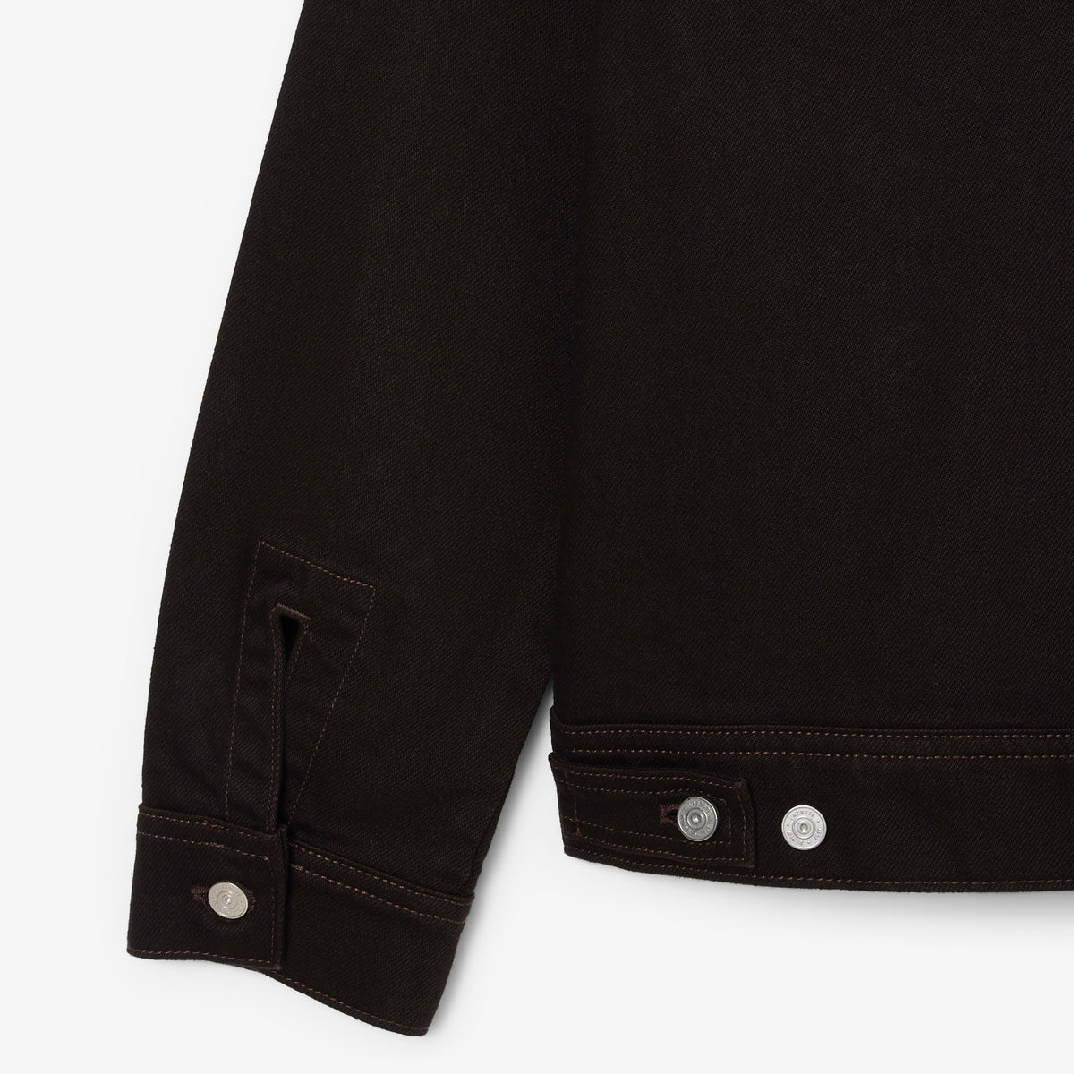 Lacoste Kadın Slim Fit Denim Koyu Kahverengi Ceket