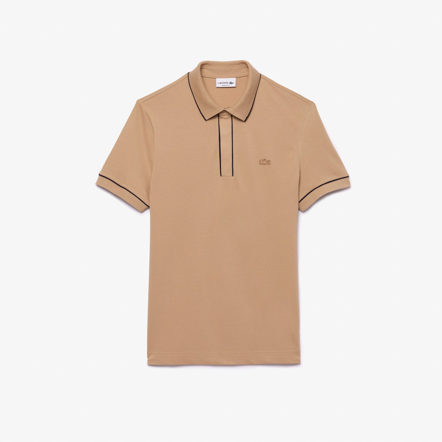 Lacoste Paris Erkek Regular Fit Organik Pamuk Bej Polo
