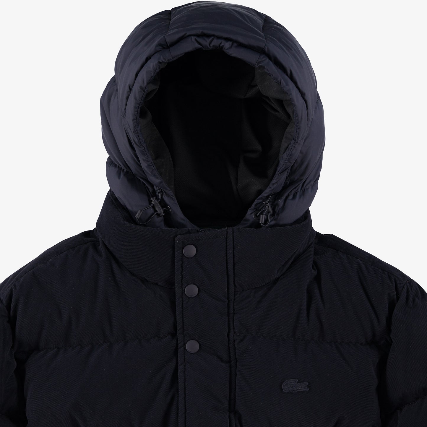 Lacoste Erkek Kapüşonlu Lacivert Mont