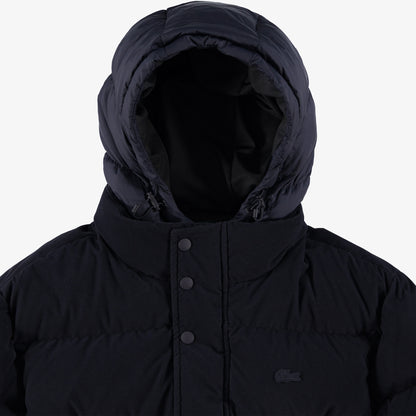 Lacoste Erkek Kapüşonlu Lacivert Mont