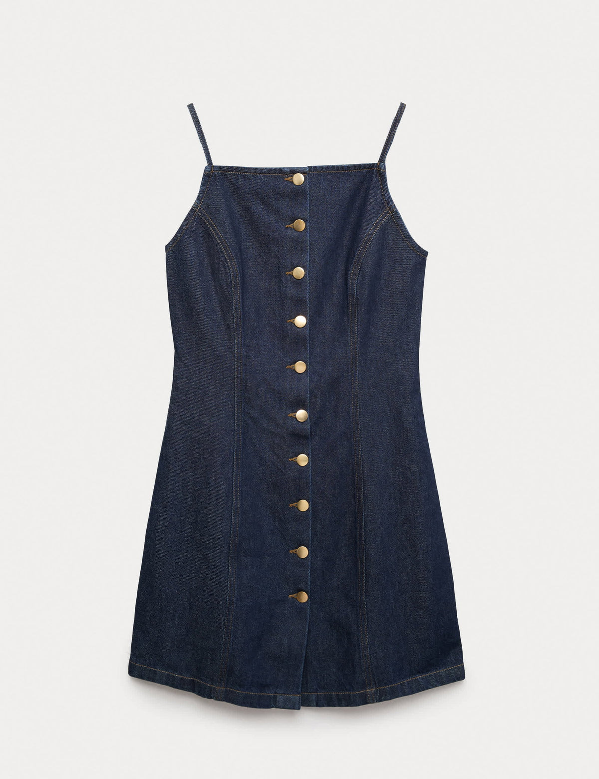 Denim Mini Elbise