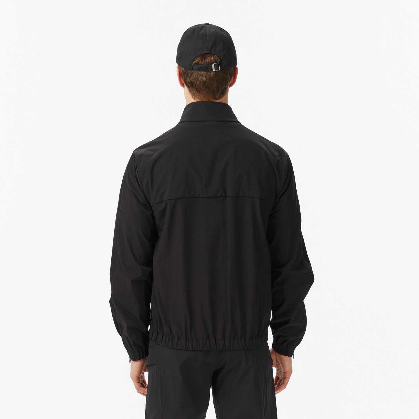 Lacoste Erkek Regular Fit Dik Yaka Siyah Mont