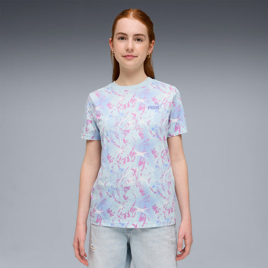 Puma Tweenerverse Çocuk Mavi T-shirt
