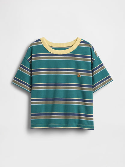 Koyu Mavi Boxy T-shirt