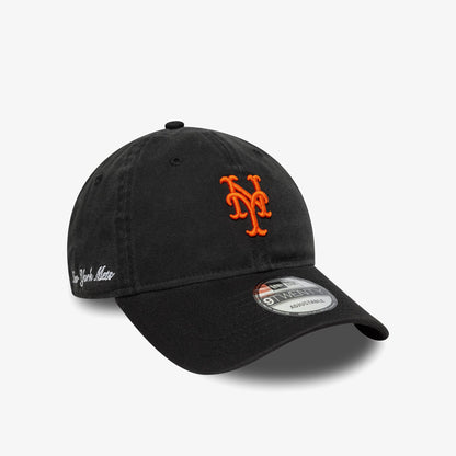 New Era Washed Script 9twenty Unisex Siyah Şapka