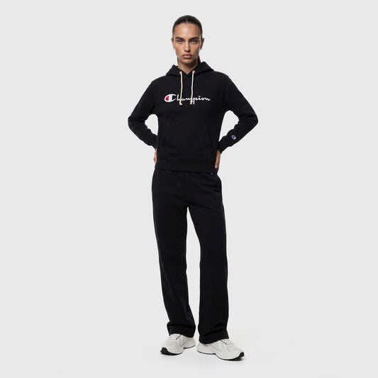 Champion Wide Leg Kadın Siyah Eşofman Altı