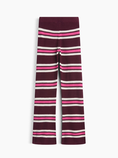 Bordo Pull-on Flare Pantolon