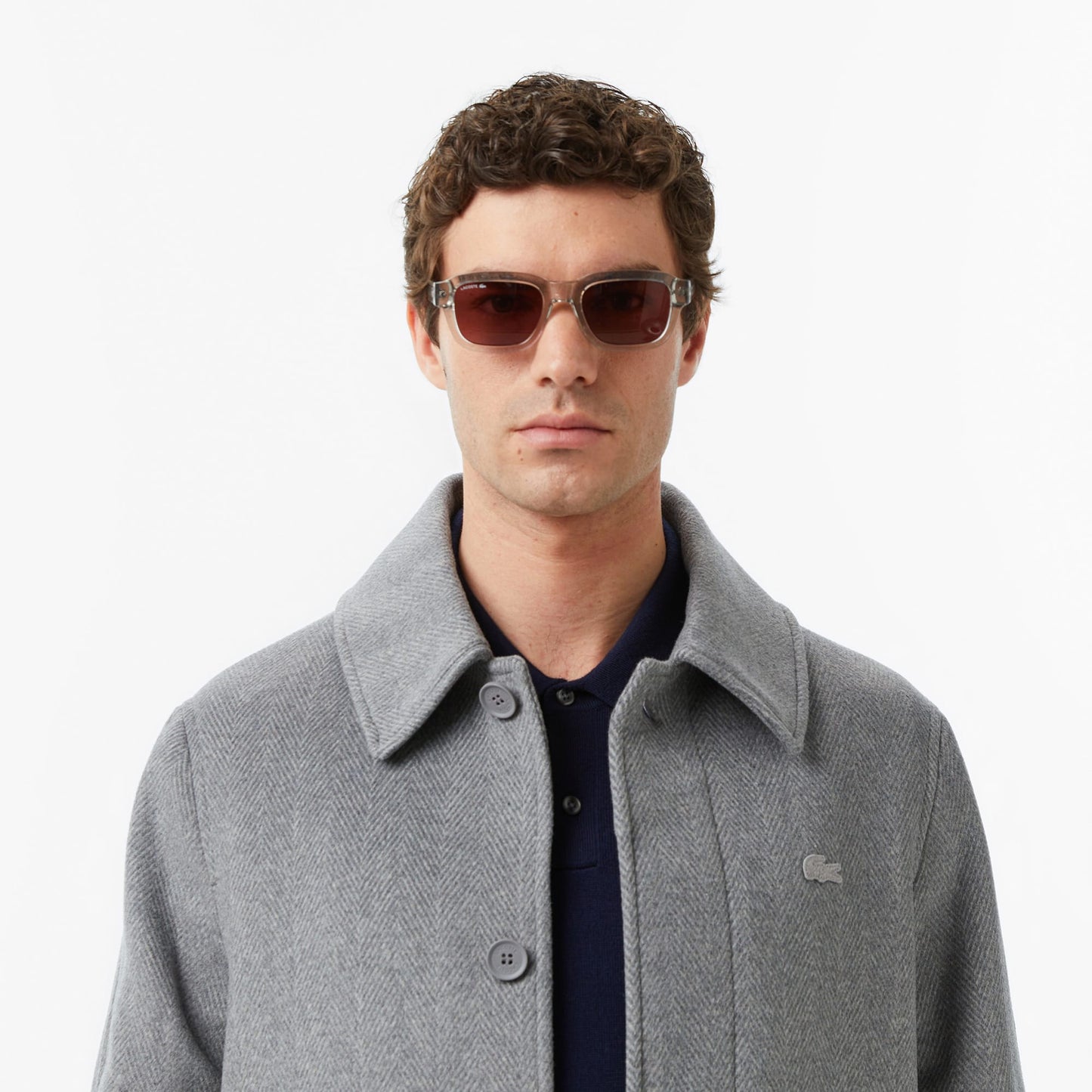 Lacoste Erkek Regular Fit Gri Mont
