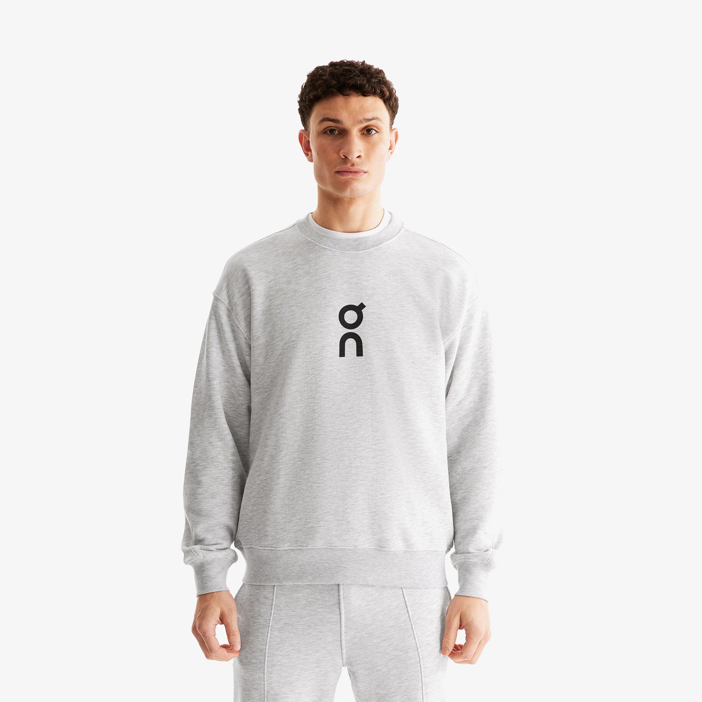 On Club Crew Erkek Gri Sweatshirt
