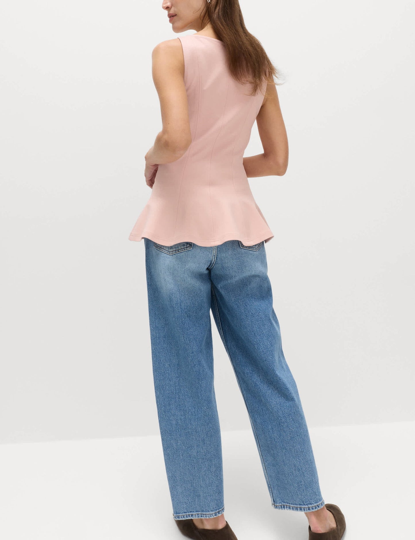 Kolsuz Peplum Bluz