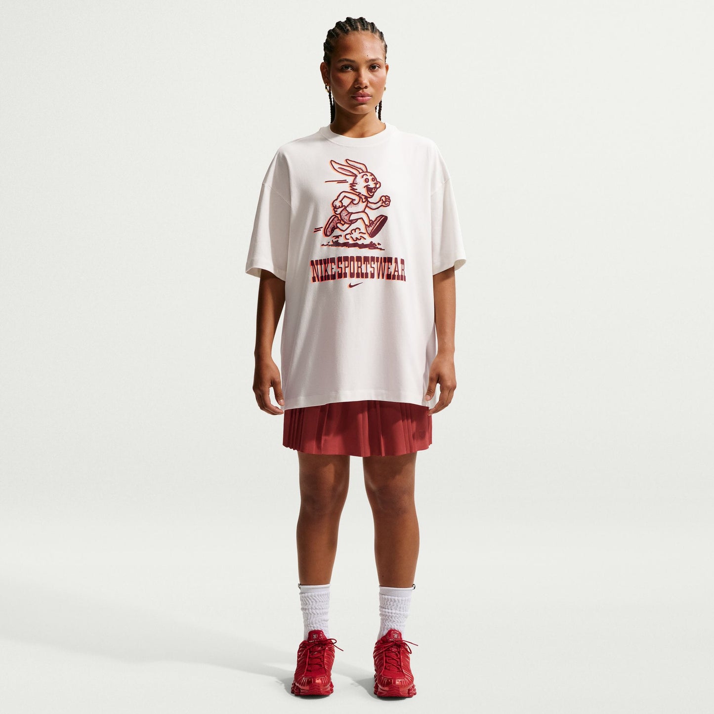 Nike Classic Os Oc10 Kadın Beyaz T-shirt
