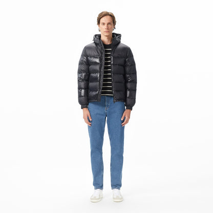 Lacoste Relaxed Fit Erkek Siyah Mont