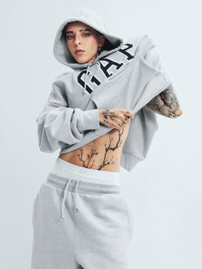 Açık Gri Vintagesoft Arch Gap Logo Sweatshirt