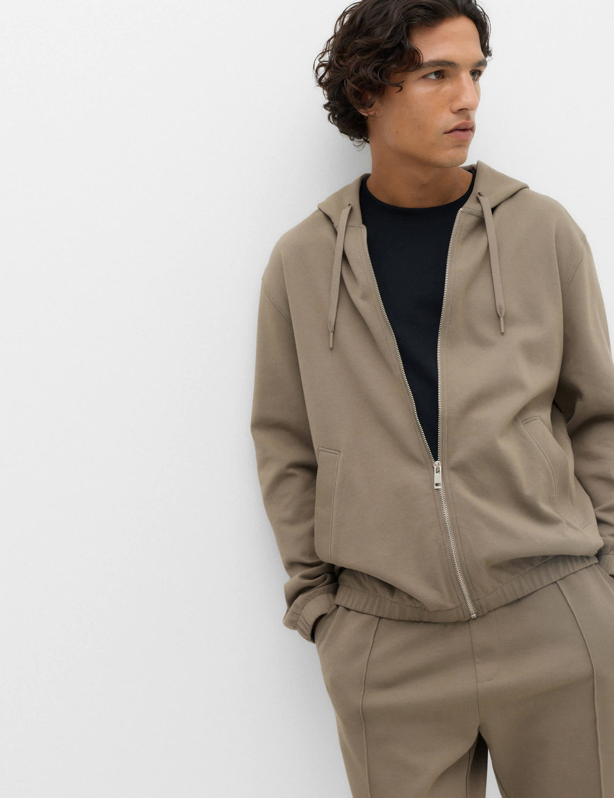 Fermuarlı Kapüşonlu Üst