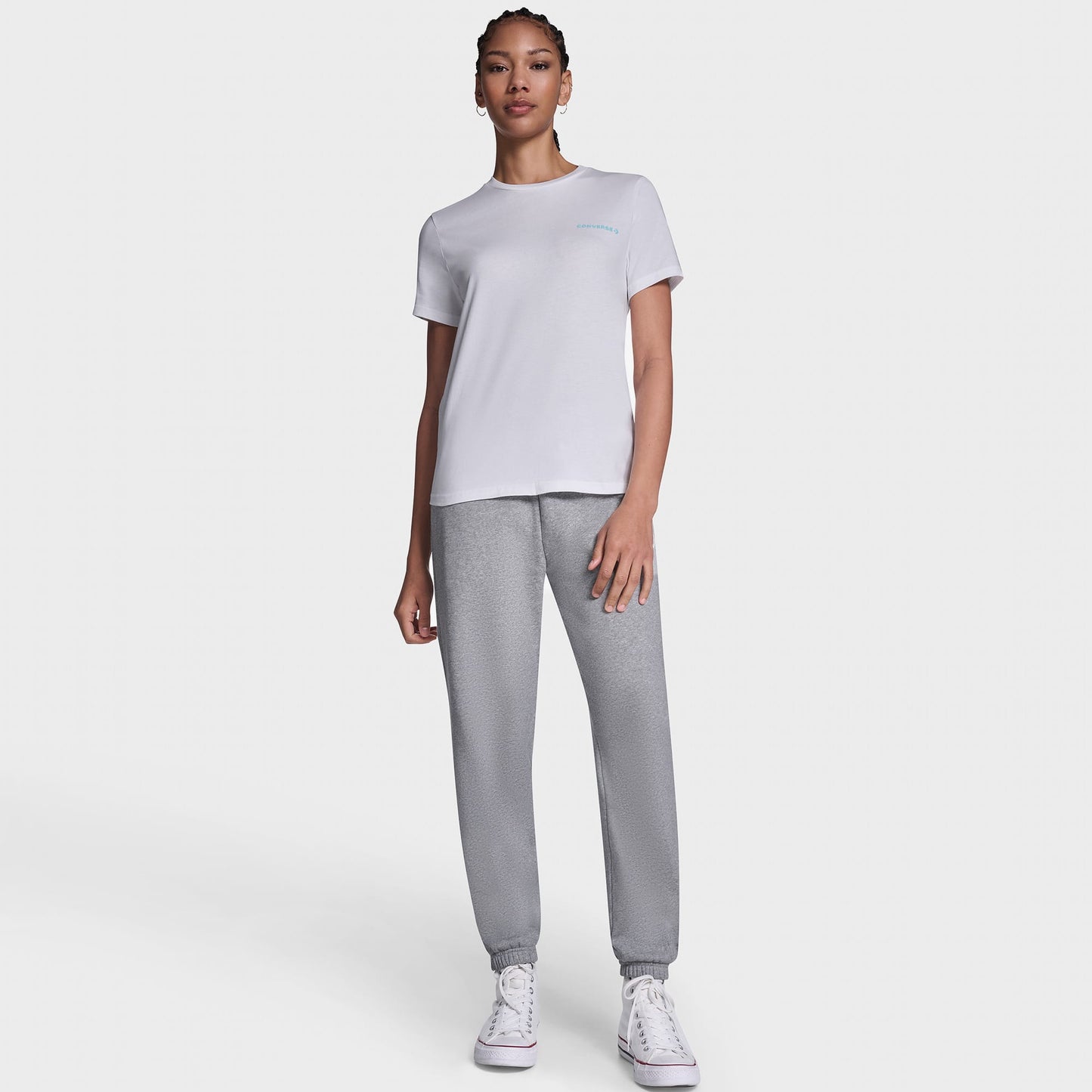 Converse Kadın Beyaz T-shirt