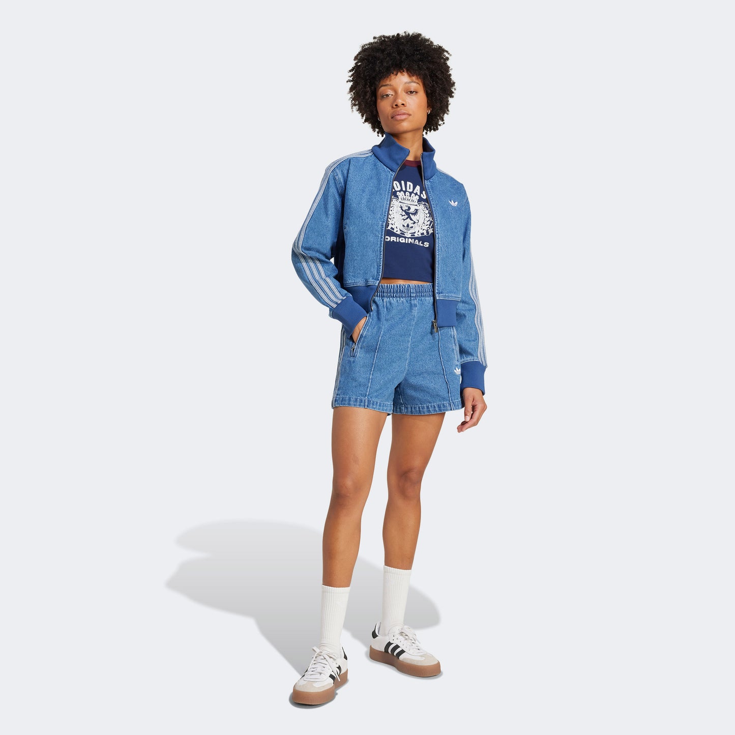 Adidas Grfx Kadın Lacivert T-shirt