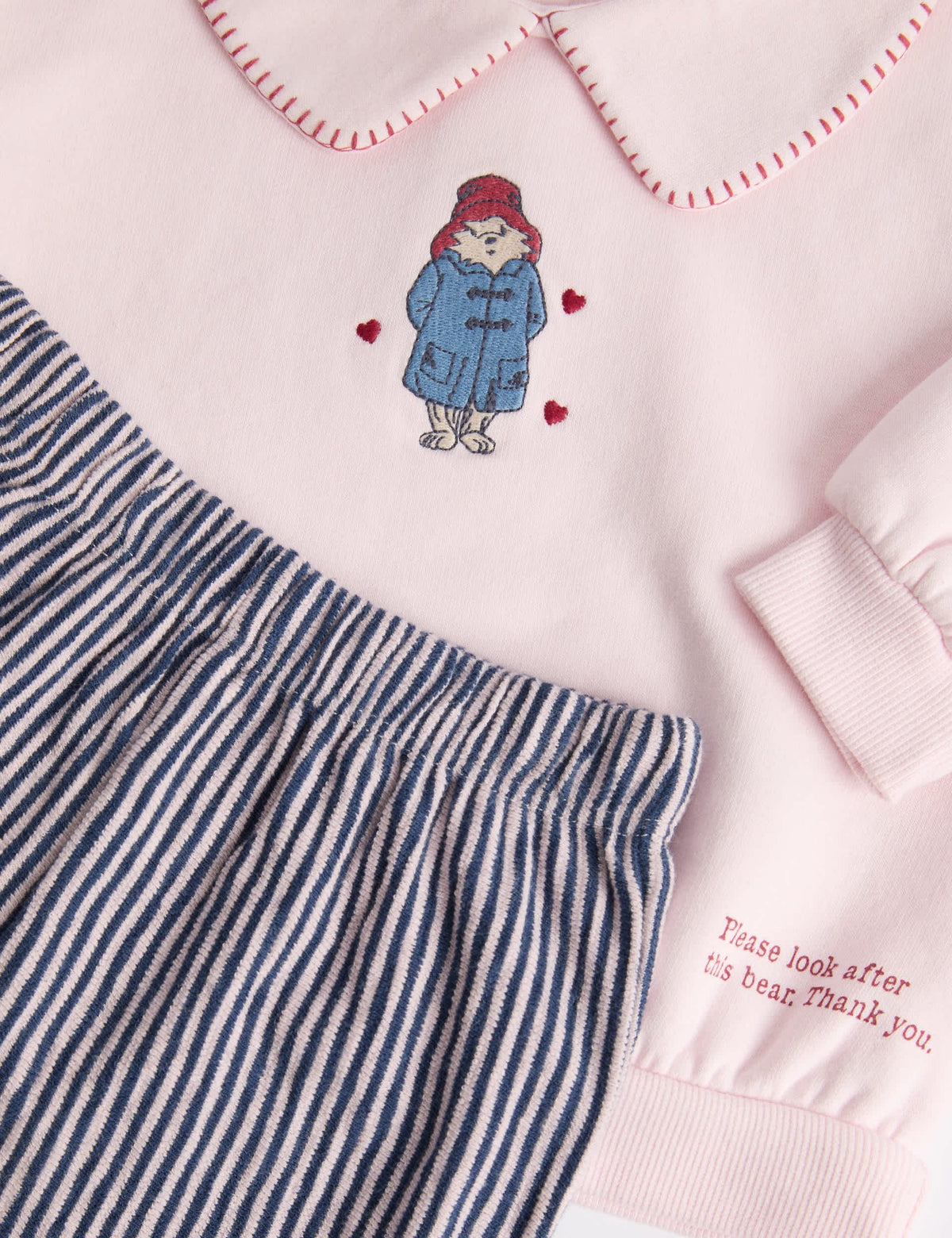 Paddington Nakışlı Bebek Sweatshirt Ve Pantolon Takımı