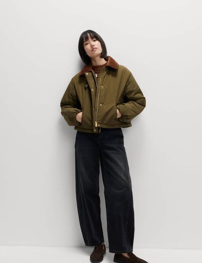 Pamuk Karışımlı Thermowarmth Dolgulu Puffer Mont