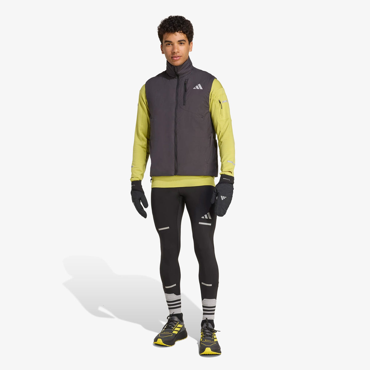 Adidas Adi365 Running Climawarm Erkek Siyah Koşu Yeleği