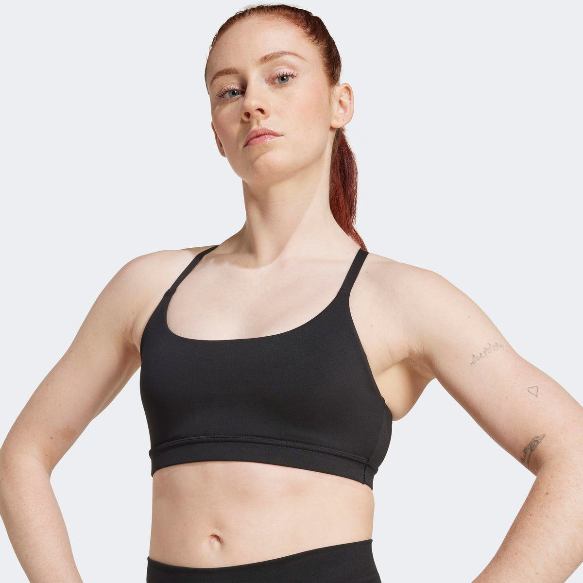 Adidas All Me Light Support Kadın Siyah Bra