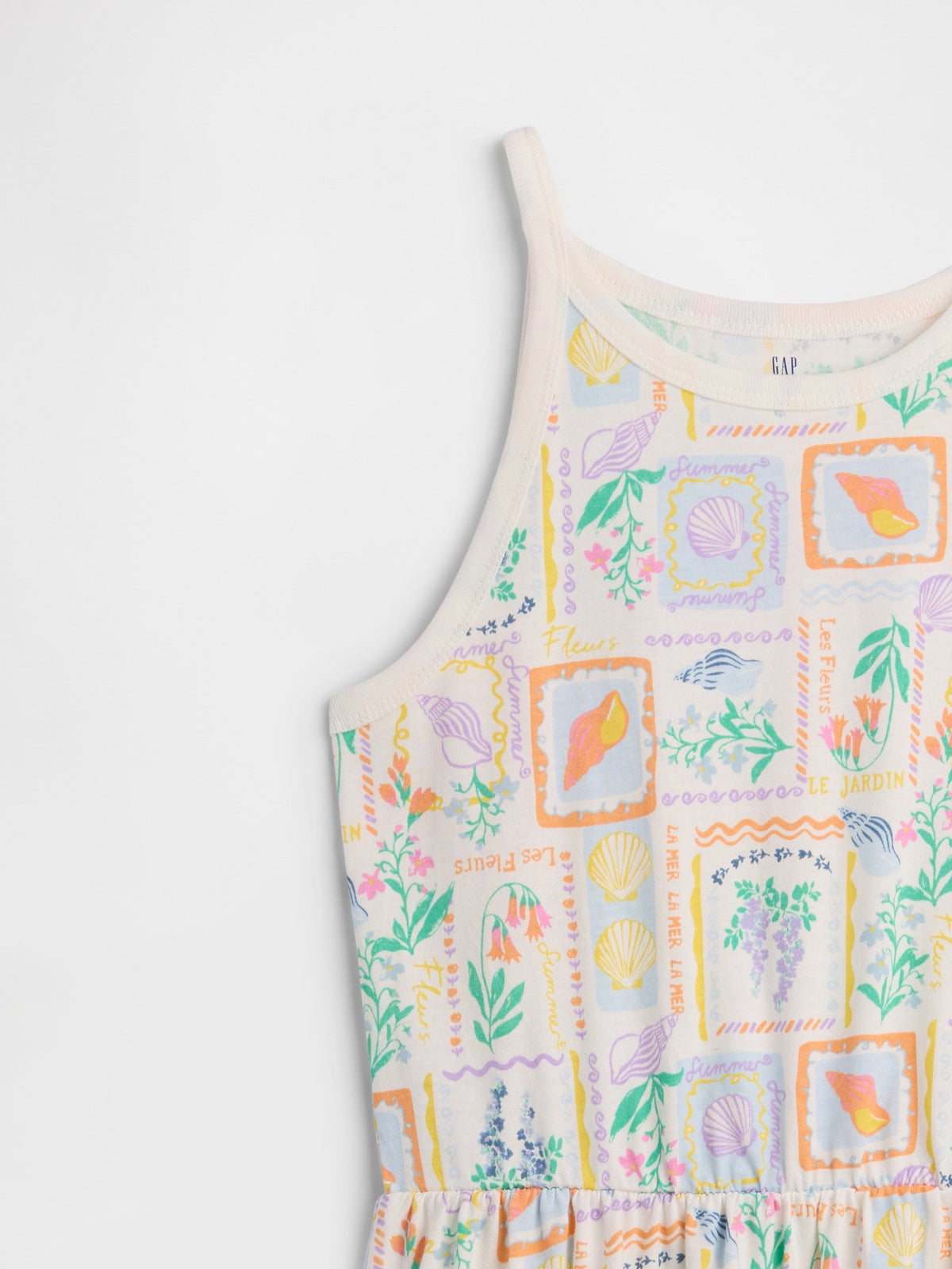 Kırık Beyaz Kids Jersey Elbise