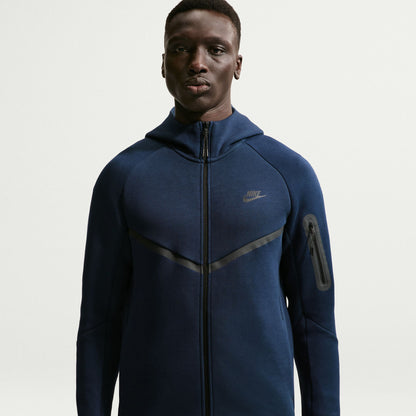Nike Tech Fleece Full Zip Erkek Mavi Sweatshirt