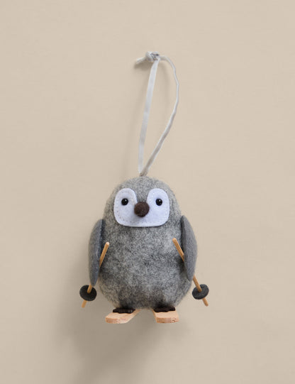 Keçe Detaylı Bebek Penguen Yılbaşı Ağaç Süsü
