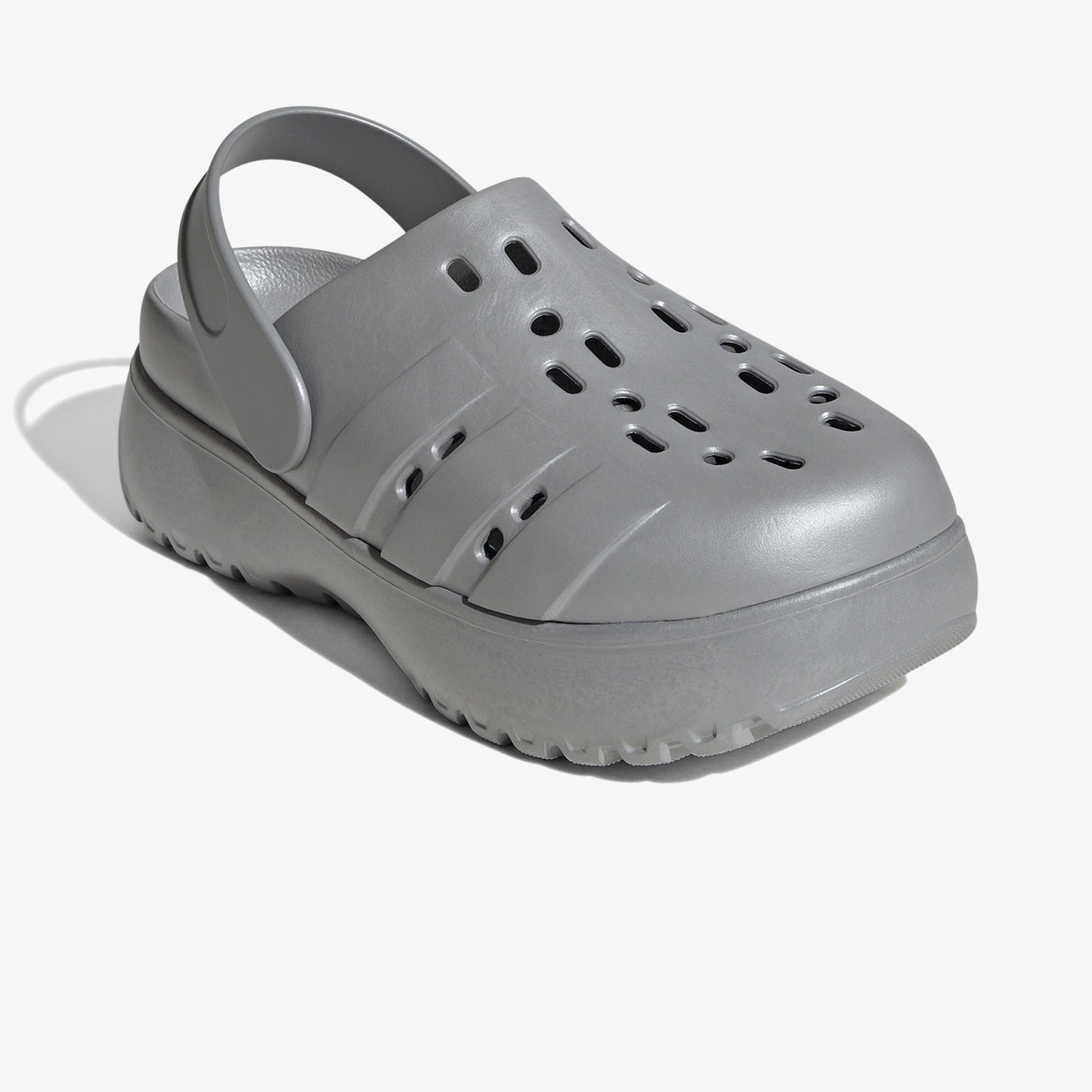 Adidas Adıletteclogplatform Gri Unisex Sandalet
