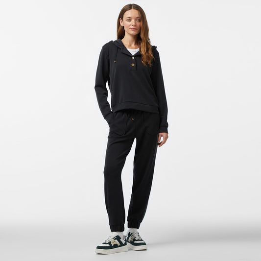 Nautica Kadın Siyah Regular Fit Eşofman Altı