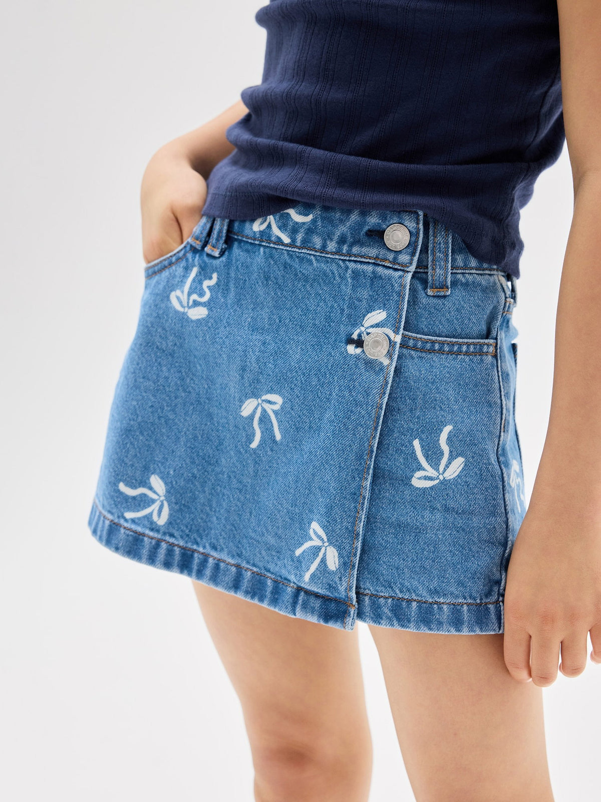 Mavi Denim Şort Etek