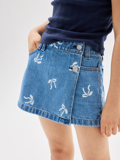 Mavi Denim Şort Etek