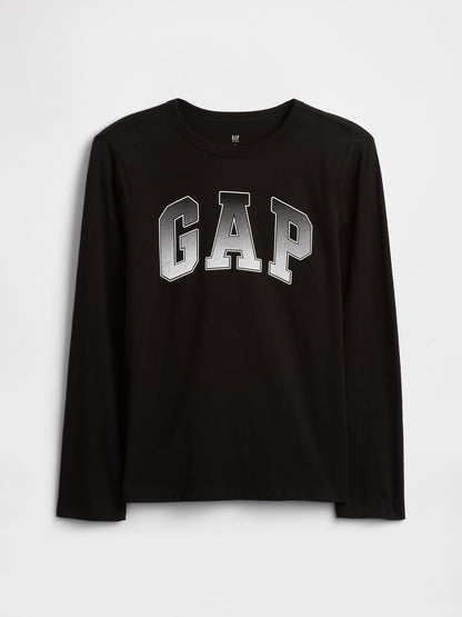 Siyah Grafik Baskılı T-shirt