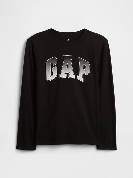 Siyah Grafik Baskılı T-shirt