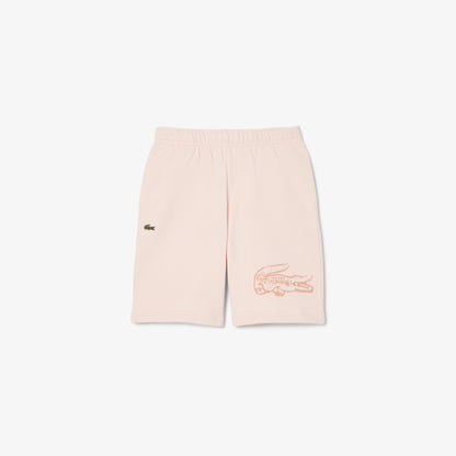 Lacoste Erkek Çocuk Baskılı Açık Pembe Şort