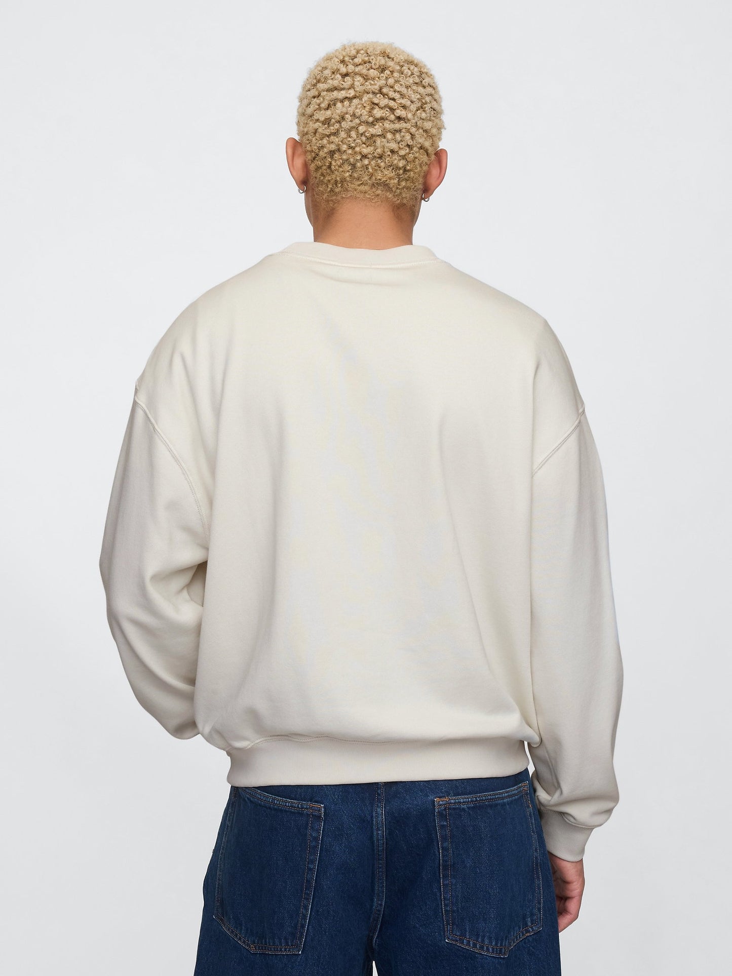 Bej Vintagesoft New York Gap Logo Sweatshirt