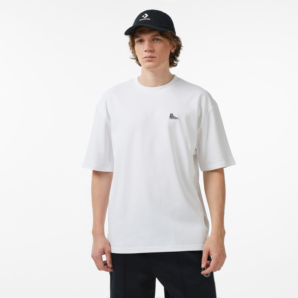 Converse Regular Fit Erkek Beyaz T-shirt
