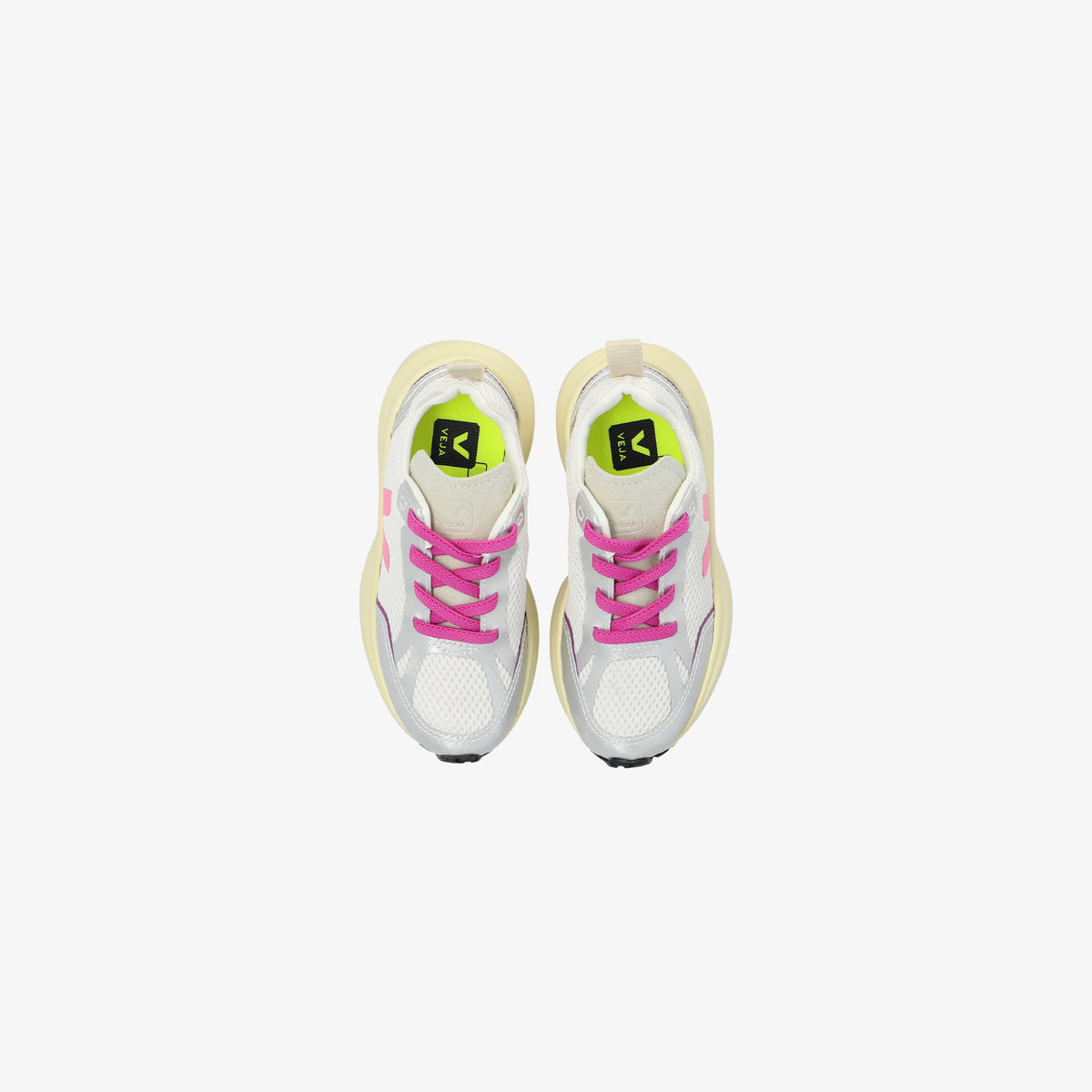 Veja Small Canary Light Alveomesh Çocuk Gri/pembe Sneaker
