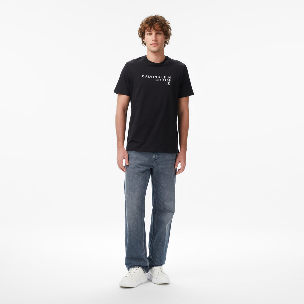 Calvin Klein 30s Graphic Erkek Siyah T-shirt