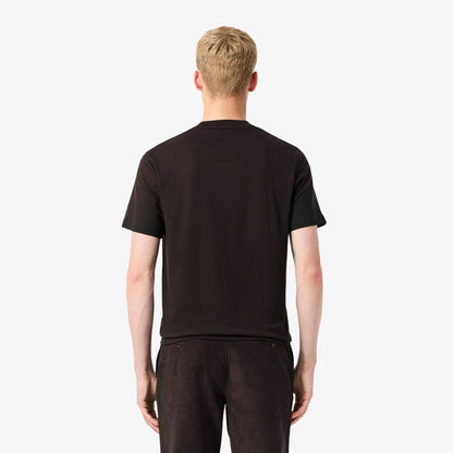 Lacoste Erkek Classic Fit Bisiklet Yaka Kahverengi T-shirt