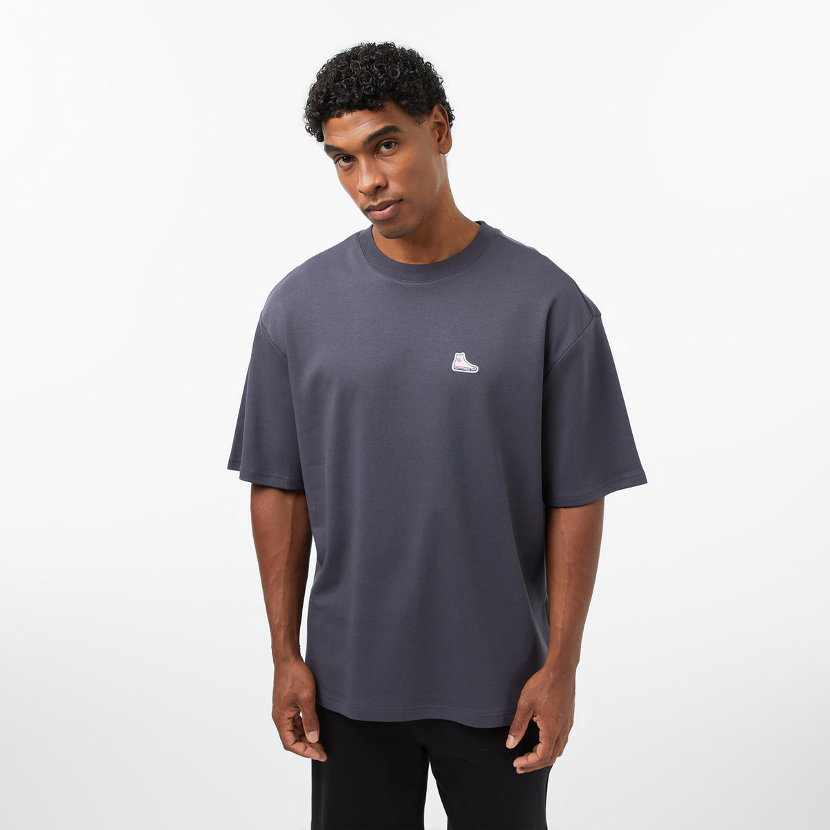 Converse Erkek Gri T-shirt