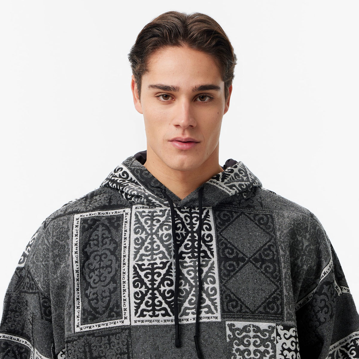 Les Benjamins Erkek Gri Hoodie