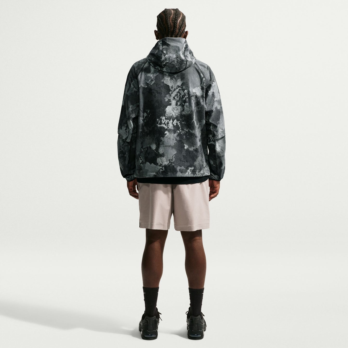 Nike Tech Woven Full Zip Erkek Siyah Sweatshirt